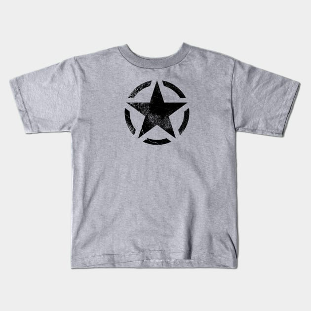 Military Star Kids T-Shirt by JP